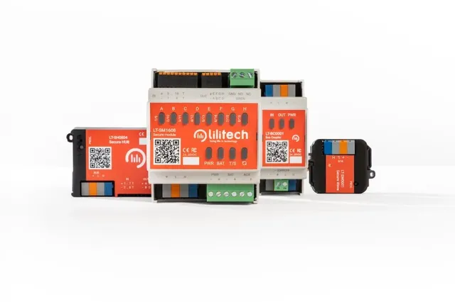 Moduli domotici Lilitech per quadro elettrico