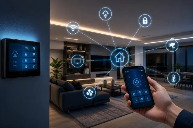 Casa domotica controllata da smartphone